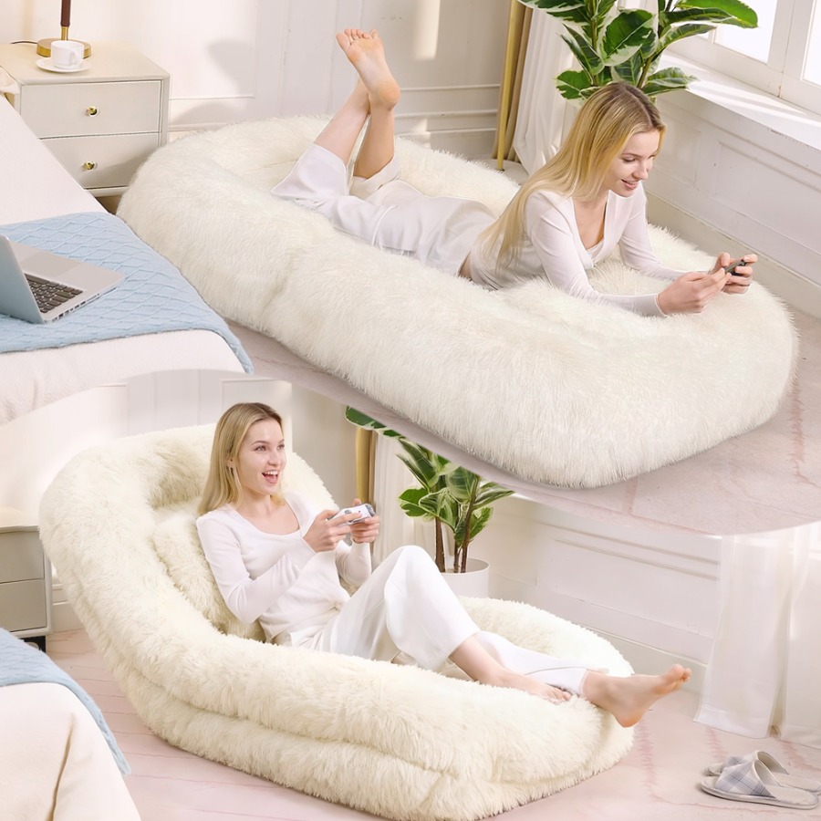【新入荷】[動画あり] 人間用ドッグベッド、リラックスソファ - Sofas のレビューと価格