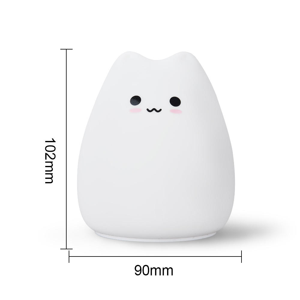 LED ナイトライト子供用ベビーキッズソフトシリコンタッチセ - Floating Nightstand With Led Light のレビューと価格